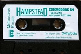 Cartridge artwork for Hampstead on the Commodore 64.