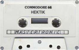 Cartridge artwork for Hektik (Mastertronic) on the Commodore 64.