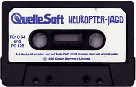 Cartridge artwork for Helikopter Jagd on the Commodore 64.