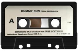 Cartridge artwork for Herbert's Dummy Run on the Commodore 64.