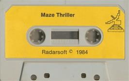 Cartridge artwork for Herby Thriller on the Commodore 64.