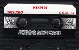 Cartridge artwork for Hexpert on the Commodore 64.