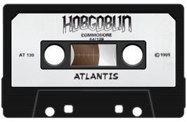Cartridge artwork for Hobgoblin on the Commodore 64.