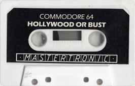 Cartridge artwork for Hollywood Or Bust on the Commodore 64.