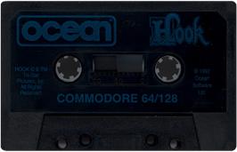 Cartridge artwork for Hook on the Commodore 64.