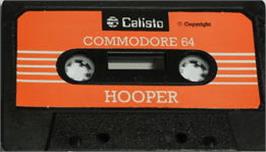 Cartridge artwork for Hooper on the Commodore 64.