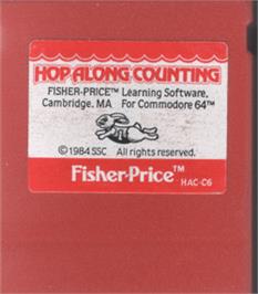 Cartridge artwork for Hop Along Counting on the Commodore 64.