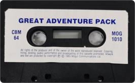 Cartridge artwork for Hospital Adventure (Mogul Communications) on the Commodore 64.