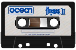 Cartridge artwork for Hunchback II: Quasimodo's Revenge on the Commodore 64.