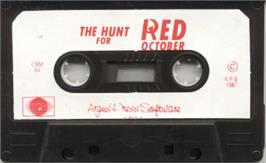 Cartridge artwork for Hunt for Red October, The (Movie - 1990) on the Commodore 64.
