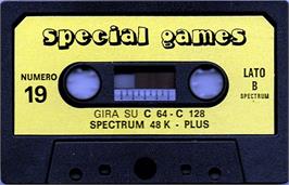 Cartridge artwork for Hyper Active on the Commodore 64.
