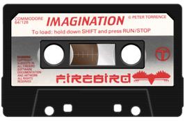 Cartridge artwork for Imagination on the Commodore 64.