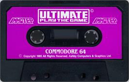 Cartridge artwork for Imhotep on the Commodore 64.
