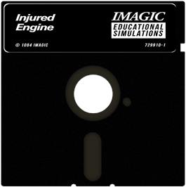 Cartridge artwork for Injured Engine on the Commodore 64.