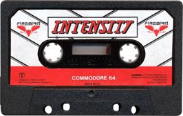 Cartridge artwork for Intensity on the Commodore 64.