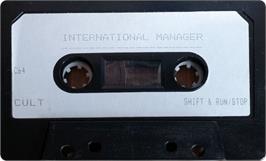 Cartridge artwork for International Manager on the Commodore 64.