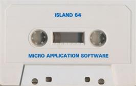 Cartridge artwork for Island on the Commodore 64.