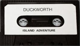 Cartridge artwork for Island Adventure on the Commodore 64.