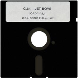 Cartridge artwork for Jet-boys on the Commodore 64.