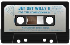 Cartridge artwork for Jet Set Willy 2 - The Final Frontier on the Commodore 64.