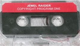 Cartridge artwork for Jewel Raiders on the Commodore 64.