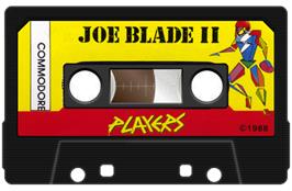 Cartridge artwork for Joe Blade 2 on the Commodore 64.