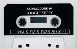 Cartridge artwork for Jungle Story on the Commodore 64.