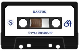 Cartridge artwork for Kaktus on the Commodore 64.