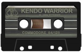 Cartridge artwork for Kendo Warrior on the Commodore 64.