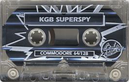 Cartridge artwork for Kgb Superspy on the Commodore 64.