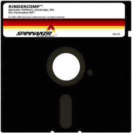 Cartridge artwork for Kindercomp on the Commodore 64.