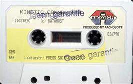 Cartridge artwork for Kinetic Connection on the Commodore 64.
