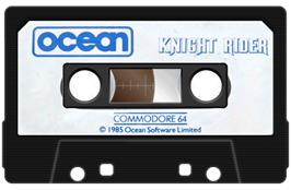Cartridge artwork for Knight Rider (Ocean) on the Commodore 64.
