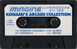 Cartridge artwork for Konami Arcade Collection on the Commodore 64.