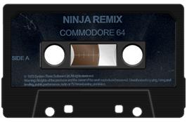 Cartridge artwork for Last Ninja Remix on the Commodore 64.