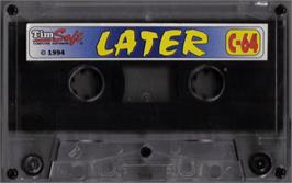 Cartridge artwork for Later on the Commodore 64.