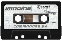 Cartridge artwork for Legend Of Kage, The on the Commodore 64.