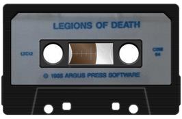 Cartridge artwork for Legions Of Death on the Commodore 64.