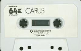 Cartridge artwork for Little Icarus on the Commodore 64.