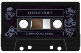 Cartridge artwork for Little Puff in Dragonland on the Commodore 64.