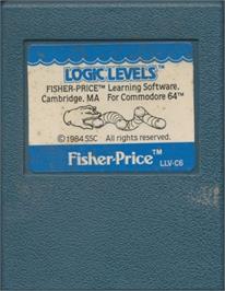 Cartridge artwork for Logic Levels on the Commodore 64.