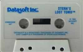 Cartridge artwork for Lost Tomb on the Commodore 64.