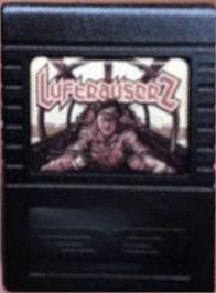 Cartridge artwork for LuftrauserZ on the Commodore 64.