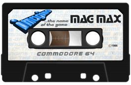 Cartridge artwork for Mag Max on the Commodore 64.