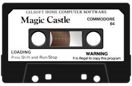 Cartridge artwork for Magic Castle (Gilsoft) on the Commodore 64.