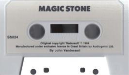 Cartridge artwork for Magic Stone on the Commodore 64.