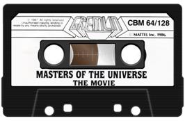 Cartridge artwork for Masters Of The Universe - The Movie on the Commodore 64.