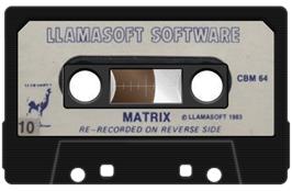 Cartridge artwork for Matrix (UpTime) on the Commodore 64.