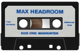 Cartridge artwork for Max Headroom on the Commodore 64.