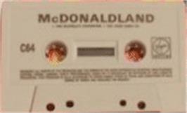 Cartridge artwork for Mcdonaldland on the Commodore 64.